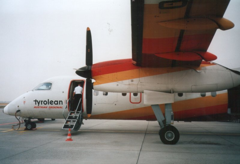 DeHavilland Dash 8-100 Tyrolean Airways in FRA