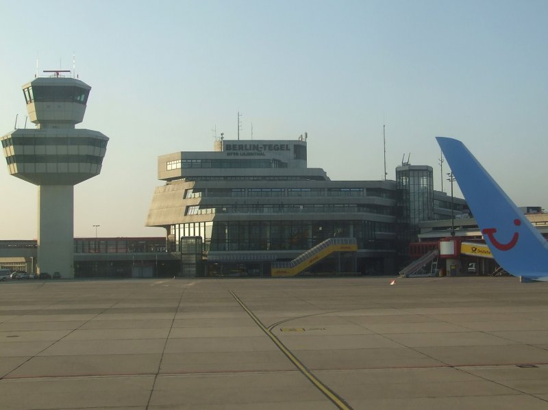 Der Flughafen Berlin-Tegel am 25.09.2008.