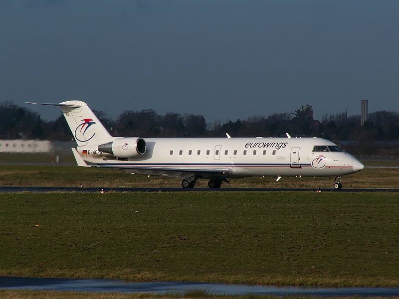 Einer der wenigen CRJ der Eurowings, der noch in den