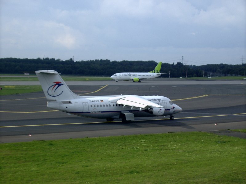 Eine Eurowings Maschine auf dem Weg nach M�nchen, von dort