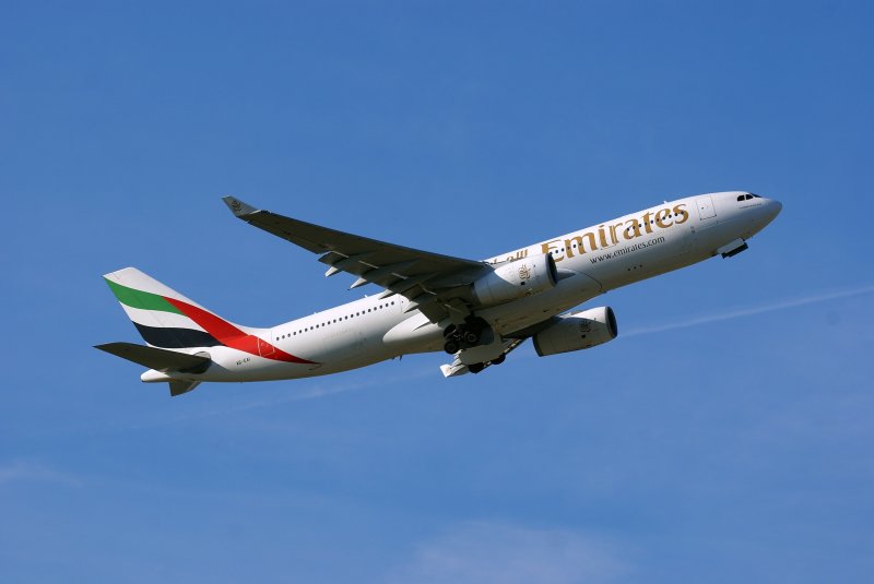Emirates, Airbus A330-243, A6-EAI, aufgenommen am FJS - 28.09.08
