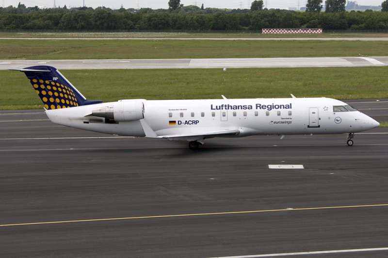 Eurowings, D-ACRP, Bombardier, CRJ200, 18.05.2009, DUS, Dsseldorf, Germany 
