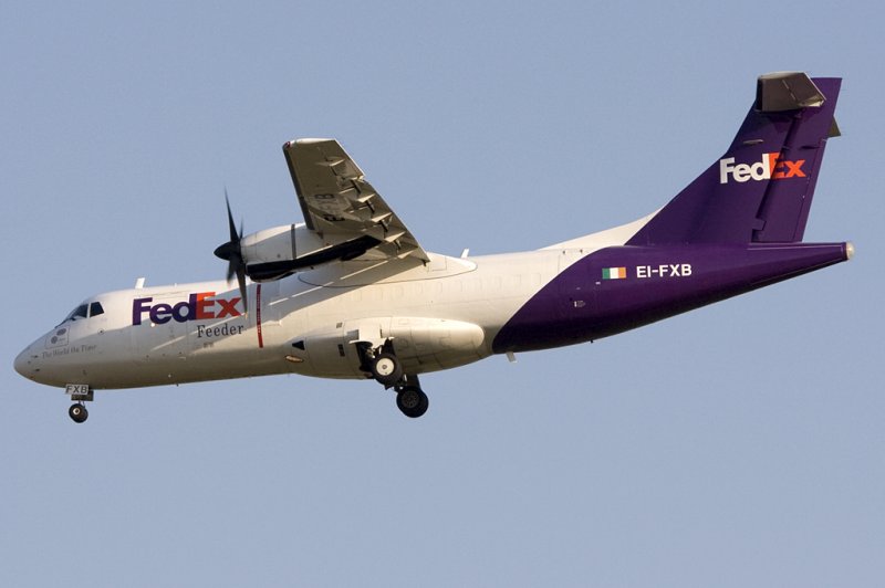 FedEx Feeder, EI-FXB, Aerospatiale, ATR-72, 21.04.2009, FRA, Frankfurt, Germany 


