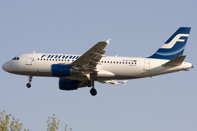 Finnair, OH-LVH, Airbus, A319-112, 21.04.2009, FRA, Frankfurt, Germany 

