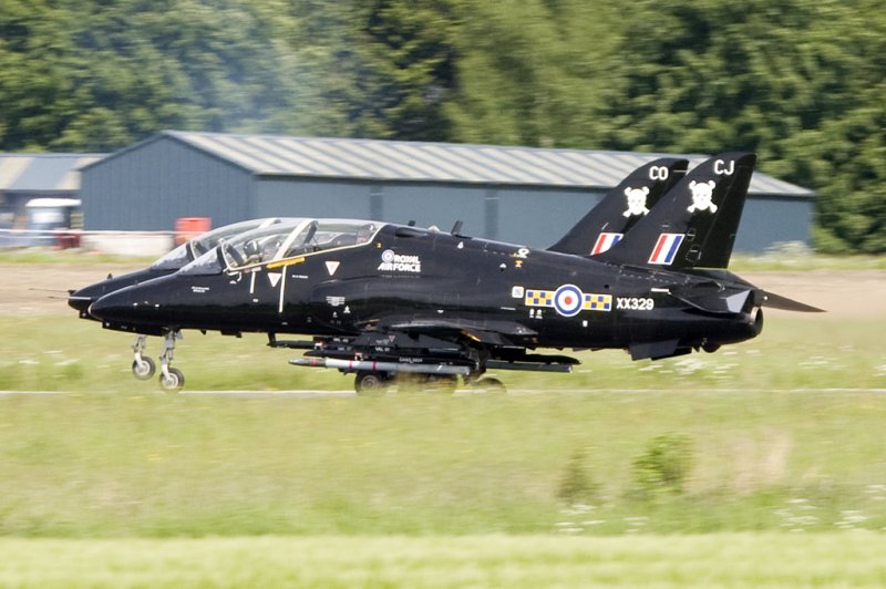 UK - Air Force, XX329, Hawker, Hawk-T1A, 20.05.2009, EBFS, Florennes,
