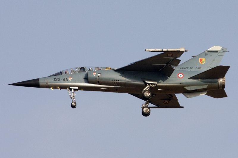 France - Air Force, 514, 132-SA, Dassault, Mirage F1B, 02.04.2009, LFSC, Colmar-Meyenheim, France 

