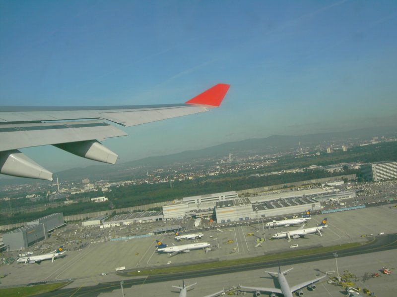 Start von der Rwy 25r in Frankfurt am 8.10.06 