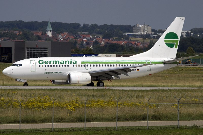 Germania, D-AGEQ, Boeing, B737-75B, 13.07.2009, STR, Stuttgart, Germany 

