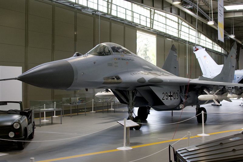 Germany - Air Force, 29+03, Mikoyan-Gurevich, Mig 29G,
31.05.2008, (Luftwaffenmuseum) Berlin-Gatow, Germany
