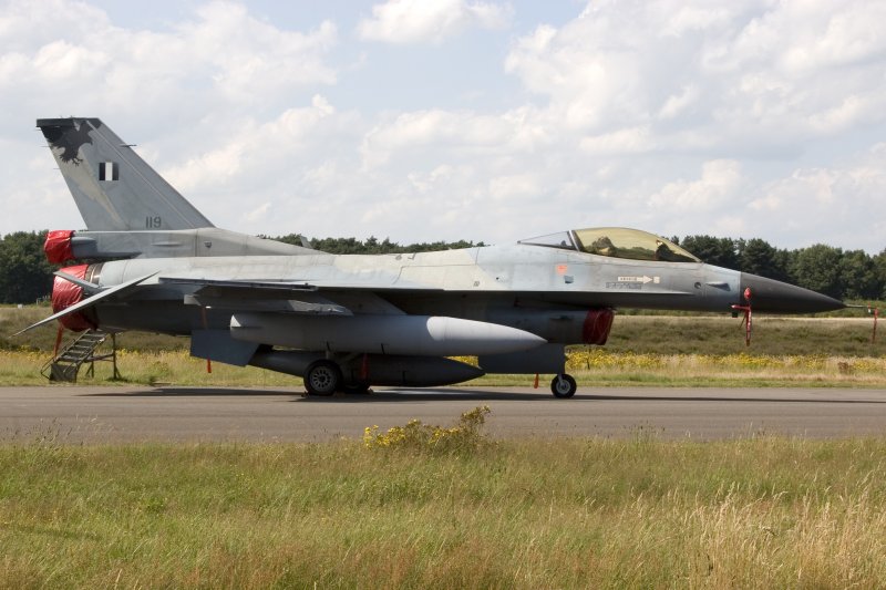 Greece - Air Force, General-Dynamics, 119, F-16C Fighting Falcon, 17.07.2007, EBBL, Kleine-Brogel, Belgium 