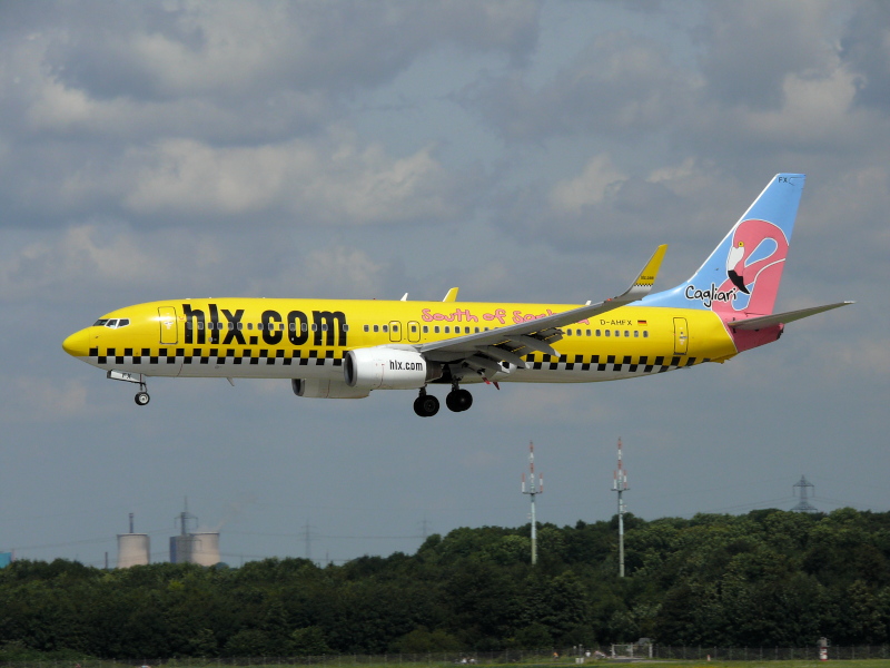 hlx; D-AHFX. Flughafen D�sseldorf. 26.07.2009.  