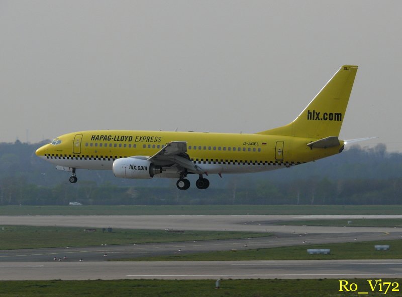 hlx; D-AGEL. Flughafen D�sseldorf. 06.04.2007.  