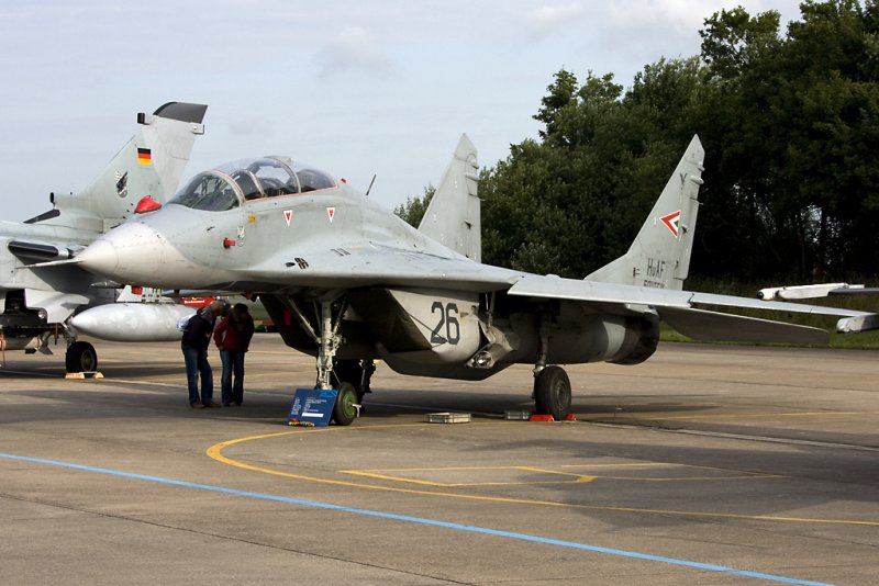 Hungary - Air Force, 26, Mikoyan-Gurevich, Mig 29UB, 21.06.2008, EHLW, Leeuwarden, Netherlands 

