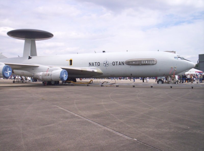 Eine E3A Awacs am Tag der offenen T�r auf der