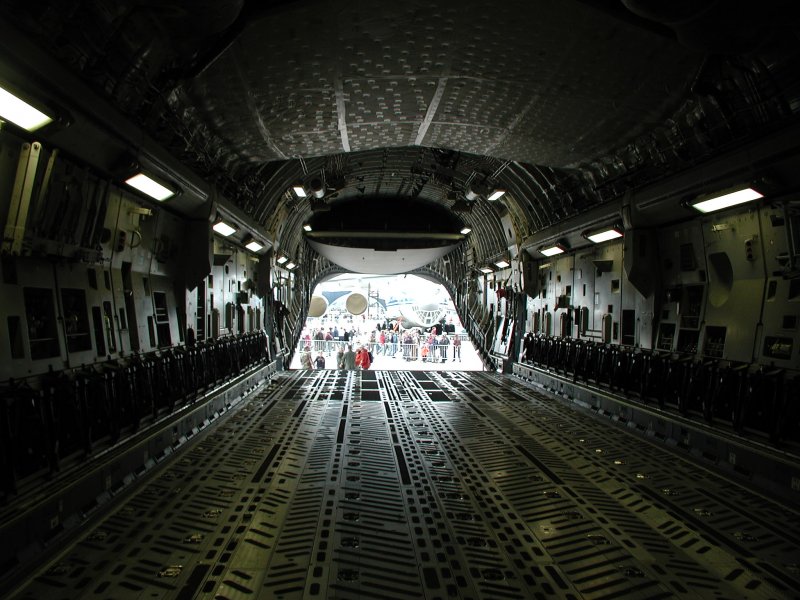C-17 Globemaster III von McDonnell Douglas Innenansicht 