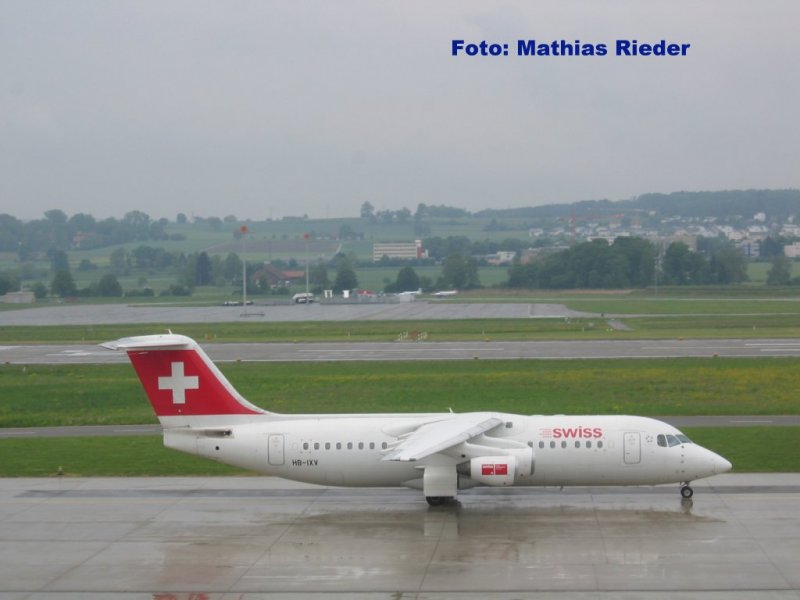 Jumbolino der Swiss Flughafen Zrich am 06.05.2007