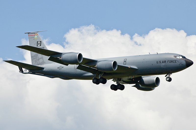 Landung /Boeing/KC-135/ETAR/Ramstein.  