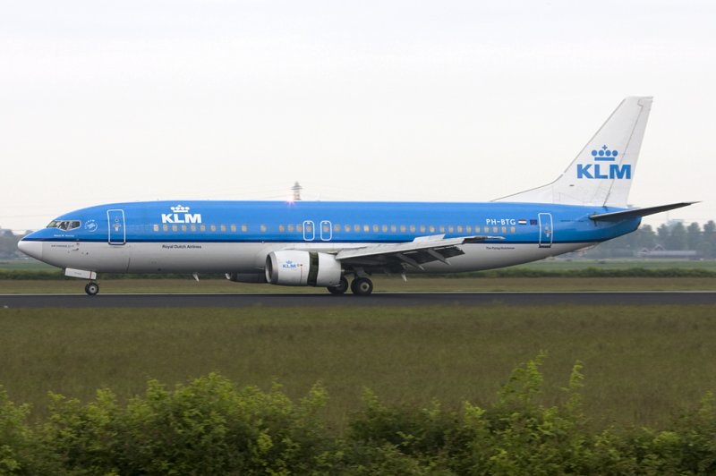 KLM, PH-BTG, Boeing, B737-406, 21.05.2009, AMS, Amsterdam, Netherlands 

 
