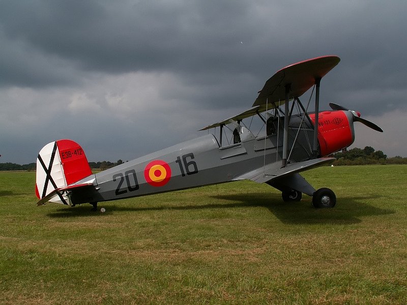 Ein zeitlos sch�nes Flugzeug. Eine B�cker in Krefeld. Das Foto