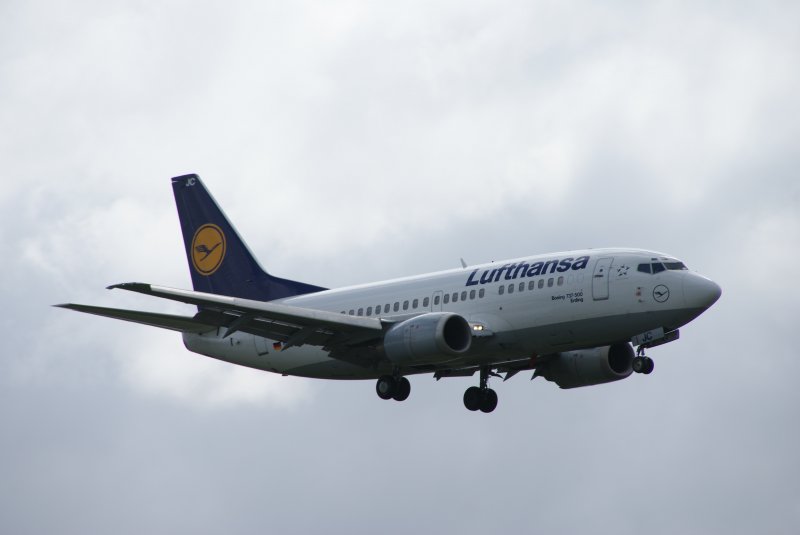 B737-500 gekommen aus Manchester  