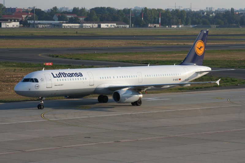 Lufthansa A 321-231 D-AISO am 20.09.2009 auf dem Flughafen Berlin-Tegel