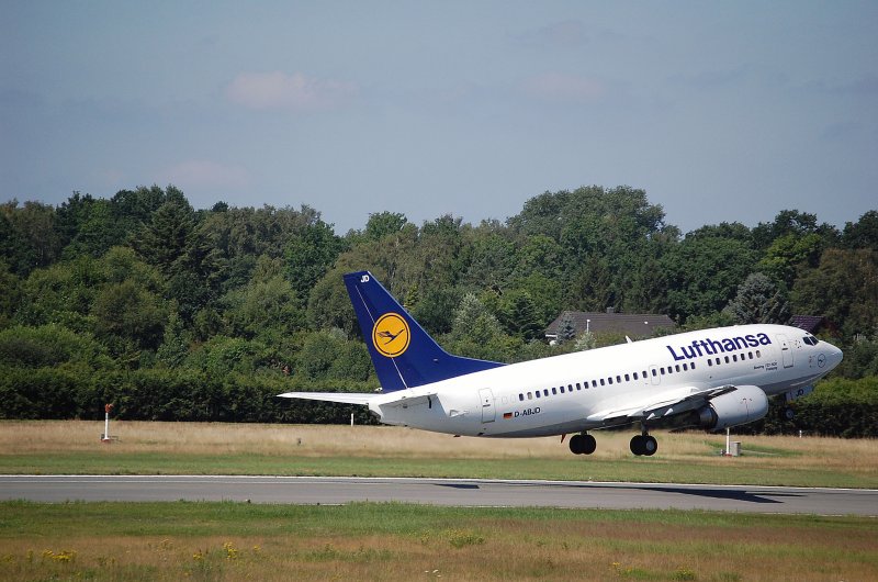 Lufthansa Boeing 737-530  Freising  - D-ABJD Flughafen Hamburg-Fuhlsbttel