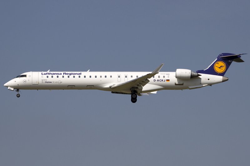 Lufthansa City-Line, D-ACKJ, Bombardier, CRJ-900, 17.06.2009, TLS, Toulouse, France 

