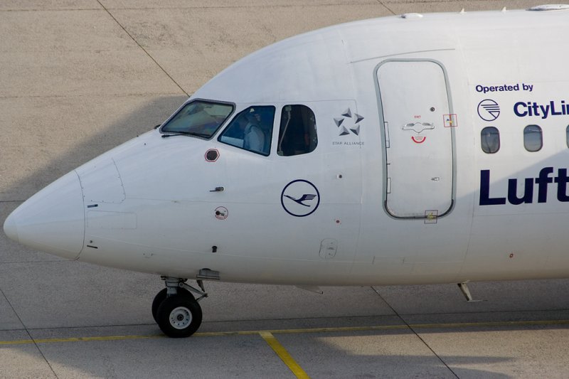 Lufthansa CityLine Avro RJ 85 (D-AVRM) ein wenig nher betrachtet
