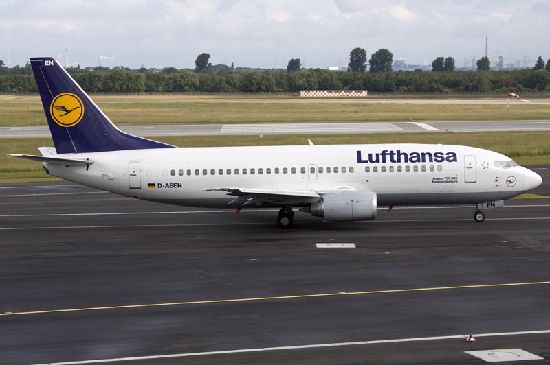 Lufthansa, D-ABEN, Boeing, B737-330, 07.06.2009, DUS, Dsseldorf, Germany 

