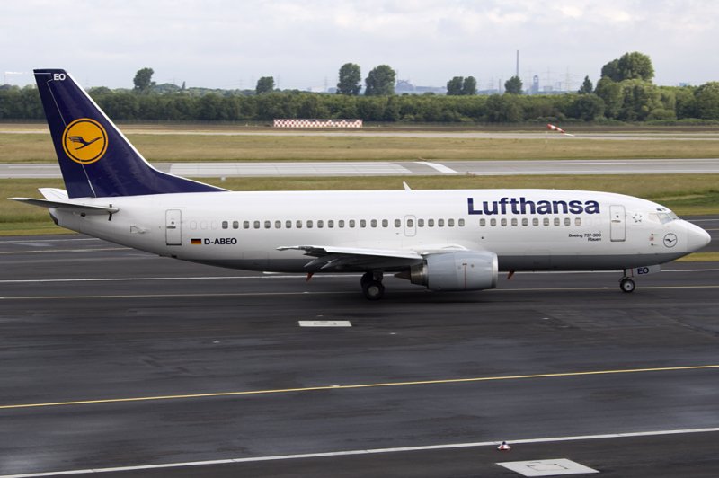 Lufthansa, D-ABEO, Boeing, B737-330, 07.06.2009, DUS, Dsseldorf, Germany 

