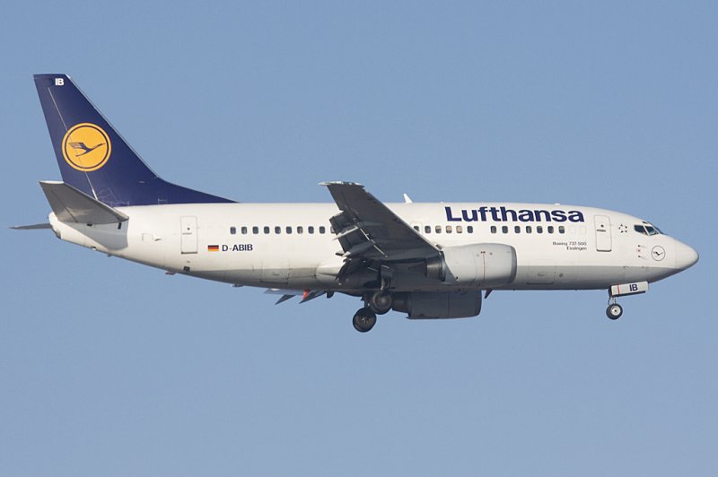 Lufthansa, D-ABIB, Boeing, B737-530, 09.01.2009, MUC, Mnchen,
Germany