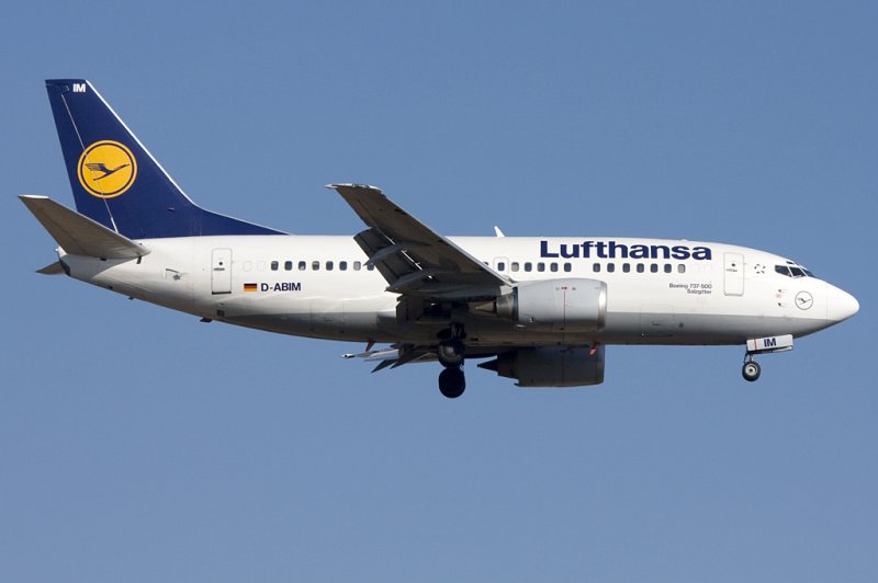Lufthansa, D-ABIM, Boeing, B737-520, 21.03.2009, FRA, Frankfurt, Germany 
