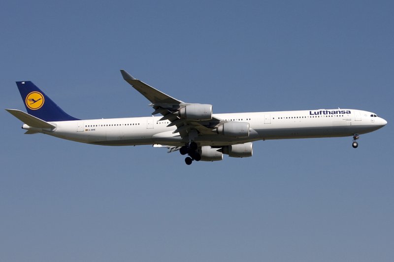 Lufthansa, D-AIHE, Airbus, A340-642, 23.05.2009, FRA, Frankfurt, Germany 


