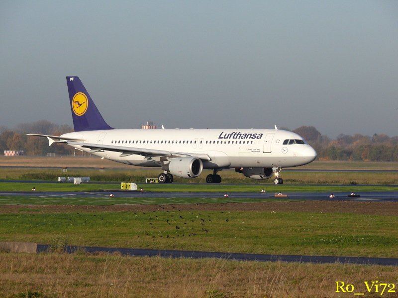 Lufthansa; D-AIPF. Flughafen Dsseldorf. 08.11.2008.
