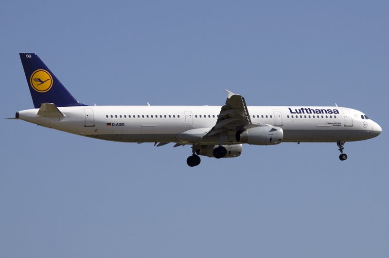 Lufthansa, D-AISG, Airbus, A321-231, 21.06.2009, BCN, Barcelona, Spain 

