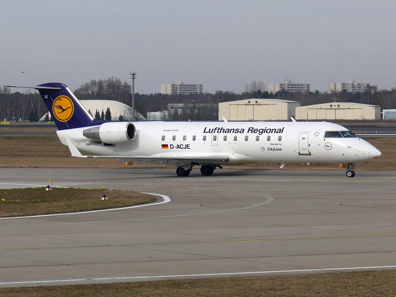 Lufthansa Regional CRJ2 D-ACJE Berlin TXL 17.02.2008