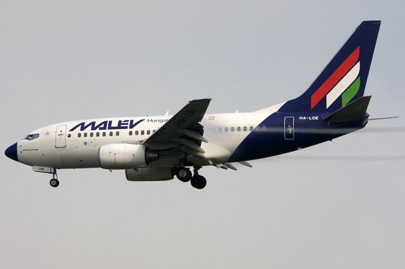 Malev, HA-LOE, Boeing, B737-6Q8, 01.05.2009, FRA, Frankfurt, Germany 

