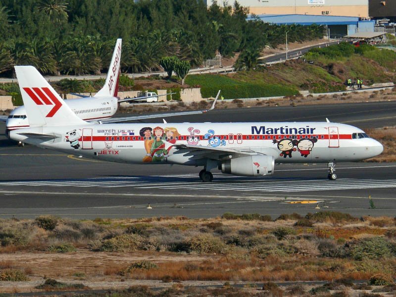 Martinair 320 PH-MPE Airport Gran Canaria (LPA) Oktober 2007