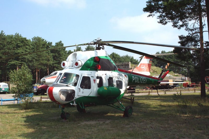 Mil Mi-2 D-HZPL im Luftfahrtmuseum Finow bei Eberswalde am 21.07.2007