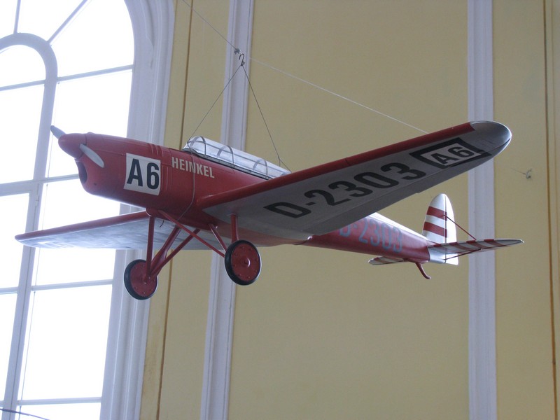 Modellflugzeug HEINKEL .... des Technischen Landesmuseum Schwerin 15.02.2009
