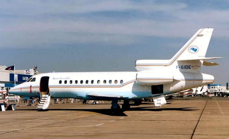 Mystere Falcon 900 bei der Vorstellung auf der ILA Hannover - 1988