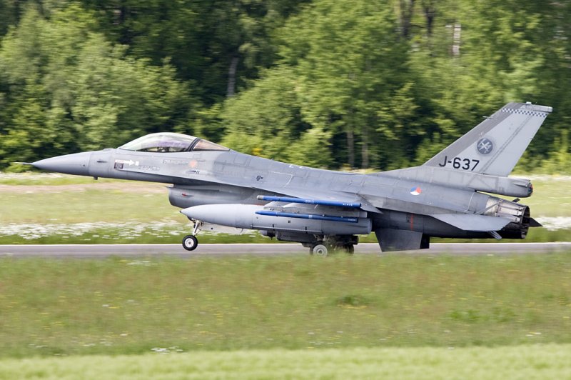 Netherlands - Air Force, J-637, General Dynamics, F16AM Fighting Falcon, 20.05.2009, EBFS, Florennes, Belgium 