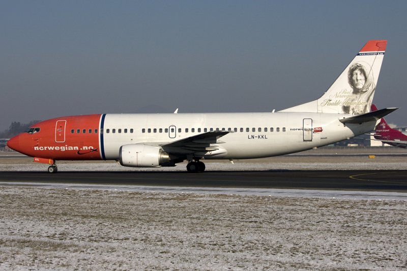 Norwegian, LN-KKL, Boeing, B737-3L9, 10.01.2009, SZG, Salzburg, Austria