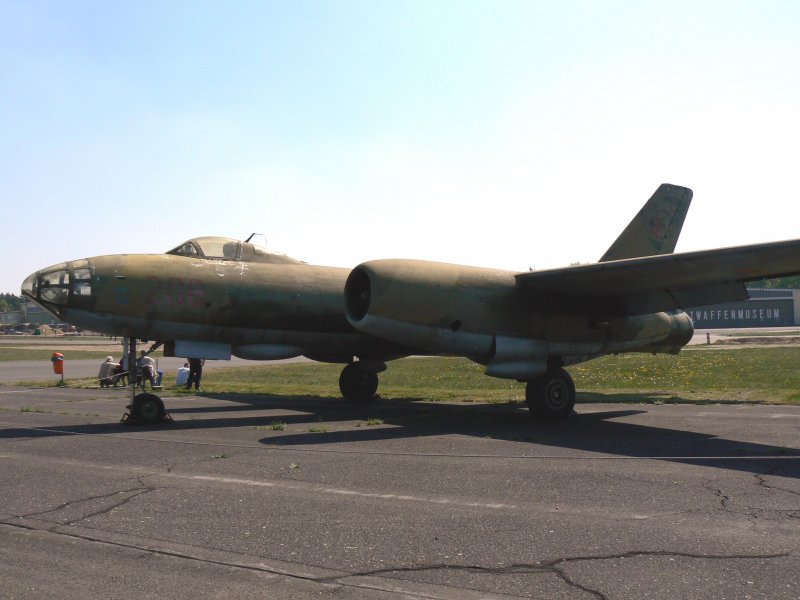 NVA Iljuschin IL-28  298 der Zieldarstellungseinheit am 27.04.2007 im Luftwaffenmuseum Berlin-Gatow