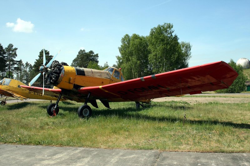 PZL M-18  Dromader  D-FOMH im Luftfahrtmuseum Finow bei Eberswalde am 14.05.2008