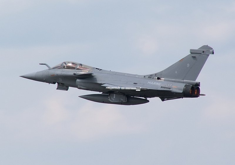 Eine Rafale der franz�sischen Manrine beim Start. Ich finde dieses