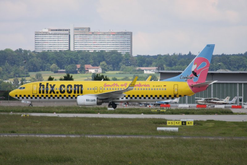 Reg.: D-AHFX Hersteller: BOEING Typ: 737-8K5/W Serien Nr.: 30416 Baujahr: 2001 Test Reg.: N1786B Erstflug: 07.02.2001 fotografiert am 30.05.2009 
