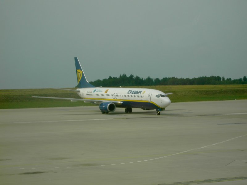 Boeing 737 der Ryanair am 27.07.06 in Frankfurt-Hahn 