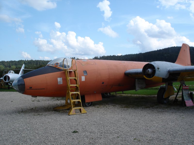 Schwenningen Flugmuseum,  Canberra  erster engl.Dsenbomber, ab 1951 im Dienst