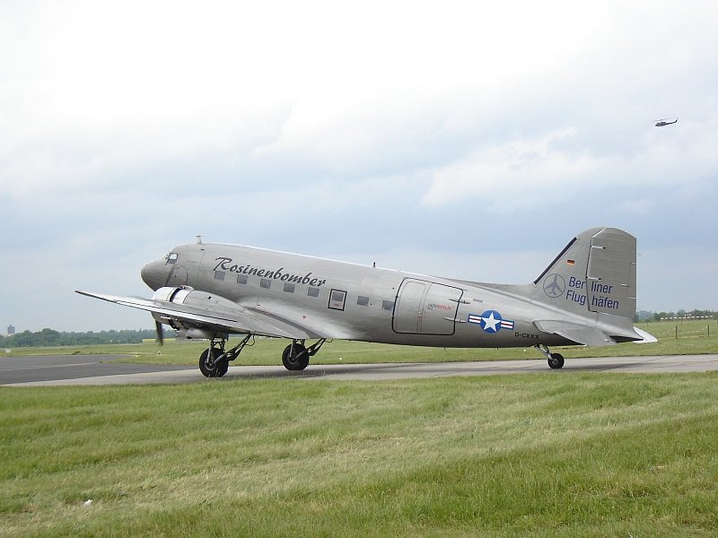 Rosinenbomber bei der ILA 2006 in Berlin Sch�nefeld Flughafen. 